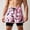 Pink, variant on TKKCS Mens 2-in-1 Swim Trunks with Compression Liner- Hawaiian Print Quick Dry Summer Vacation Swimsuit Stretch Beach Board Shorts with Drawstring Pink Size 3XL