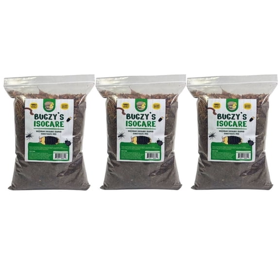 Isocare Premium Organic Isopod Soil & Bioactive Terrarium Vivarium Substrate Mix (12 Quart)