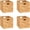 Natural - 4 packs-10.5x10.5in, variant on Storage Crates Natural - 4 packs, 12x12x12in Woven Water Hyacinth Organizer