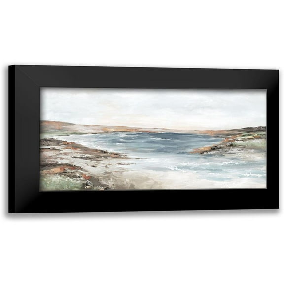 Mavis, Luna 14x9 Black Modern Framed Museum Art Print Titled - Calm Seacoast