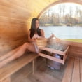 thumbnail image 5 of ALEKO Outdoor 6 -8 Person Red Cedar Wet Dry Barrel Sauna with Heater, 5 of 18