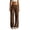 Brown, variant on Wide Leg Leopard Pants for Women Flowy Palazzo Drawstring Y2K Elastic Waist Trousers with Pockets Fall Vacation Halloween Clothes