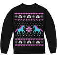 thumbnail image 1 of Unicorn Chandail de Noël Arc-en-Ciel Laid pour Jeunes, 1 of 1