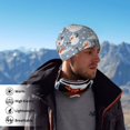 thumbnail image 5 of Neck Gaiter Face Cover Scarf, Happy Snowmen Snowfall Soft Face Sun Mask Cover Scarf Headband Cooling Sweat Absorbing Bandanas Hiking Cycling Running, 5 of 7