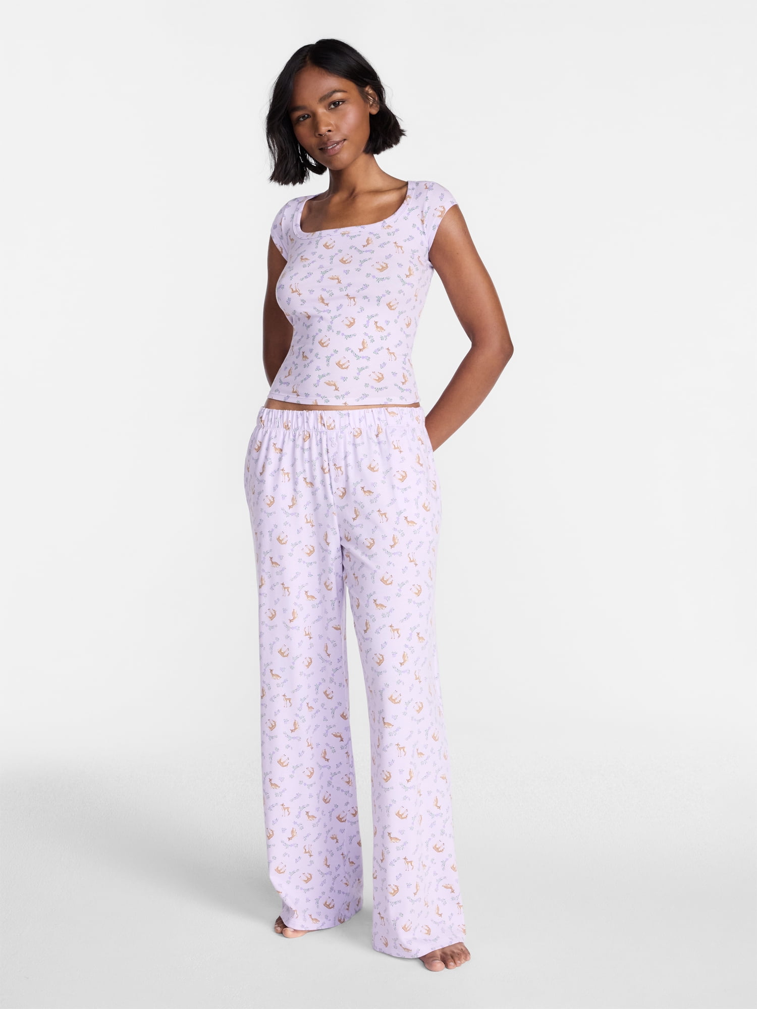 No Boundaries Cloud Core Sleepwear Pants, Women's XXS-3X
