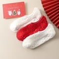 thumbnail image 3 of Skola Non Slip Socks for Women Warm Cozy Fuzzy Slipper Socks Soft Fluffy Christmas Grips Microfiber Ankle women's shoe size 5-8.5, 3 of 13