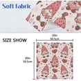 thumbnail image 7 of Coolnut Pink Lovely Elf Dwarf Cloth Napkins Set of 6, Durable Printed Washable Table Napkins for Valentines, Weddings, Dinners Parties Home Decor, 20 x 20 Inch Washcloth Gift, 7 of 7