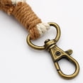 thumbnail image 4 of Bohemian Keychain Unique Handwoven Accessory Stylish Wrist Key Holder Floral Design Elegant Key Ring for Daily Use, 4 of 4