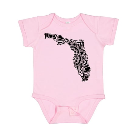 

Inktastic Florida Silhouette Mandala Gift Baby Boy or Baby Girl Bodysuit