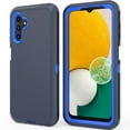 thumbnail image 4 of NIFFPD Samsung Galaxy A13 5G Case + Sreen Protector TPU+PC Heavy Duty Hard Shockproof phone Case Cover with Belt Clip Holster Compatible with Samsung Galaxy A13 5G (Blue), 4 of 6