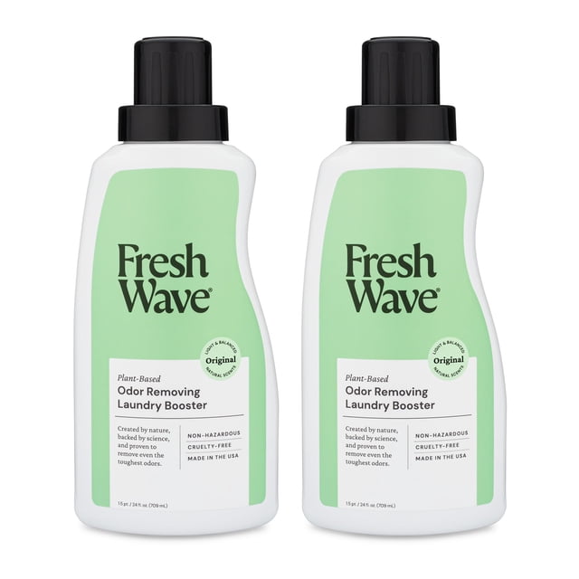 Laundry Booster Fresh Wave, eliminador de olores, 720 ml, paquete de 2