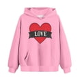 thumbnail image 5 of Girl's Cute Cartoon Long Sleeve Sweatshirt Clothes Clothing Outfits 3-14Y Pink 11-12 Years, 5 of 5