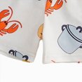 thumbnail image 4 of Summer Boys Girls 2 Piece Outfits Boys Short Suit Adorable Crocodile Summer Vibes Print T-Shirt and Plaid Shorts Outfit, 4 of 7