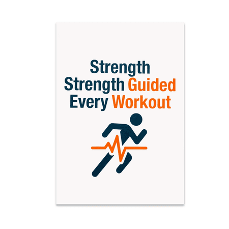 Strength Guided Every Workout - Athletic Trainer Decor - 13x19 Poster Print