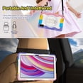 thumbnail image 5 of 3in1 Rotating Stand Case for Xiaomi Redmi Pad Pro/Xiaomi Poco Pad 12.1 inch 2024 with Hand/Shoulder Strap, Shockproof Rugged, Pink, 5 of 7