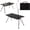 Black, variant on Camping Gear - Aluminum Alloy Folding Desk | Picnic Cooking Table - for Outdoor Beach Patio Backyard Balcony Garden Tailgating RV Traveling