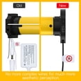 thumbnail image 4 of Riwcyla Automatic 25mm Smart Tubular Roller Blinds Motor DC Battery Powered Built,in Receiver RF433 Remote Control for 38mm Tube Smart Life App Wireless Remote Control Voice Control with Home, 4 of 6
