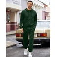 thumbnail image 5 of COOFANDY Sweatsuits for Men 2 Piece tracksuit Sets Full Zip Hoodie Sweatpants for Men Casual Sports Jogging Suits, 5 of 6