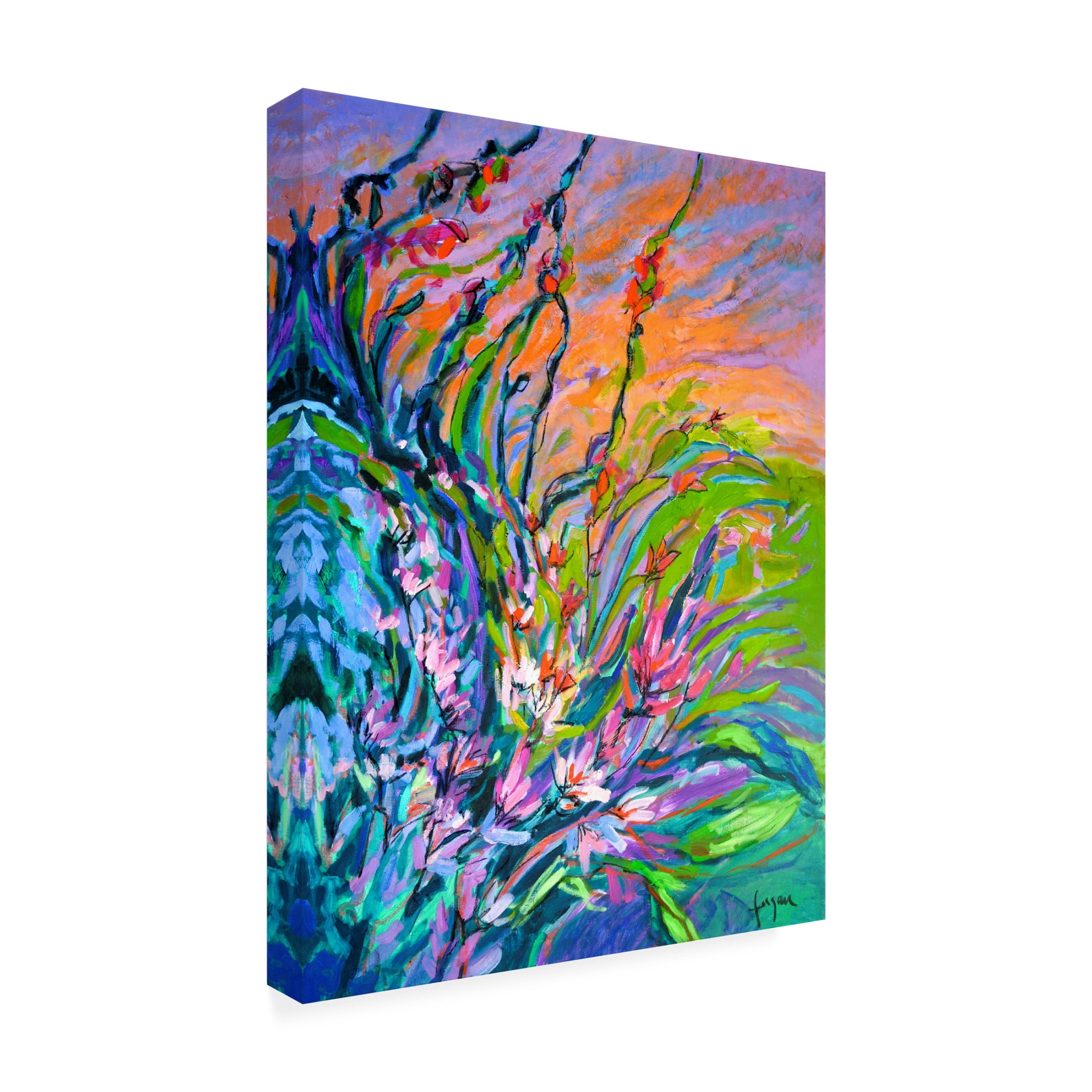 Canvas Wall Art - Dorothy Fagan 'Radiance' Wall Art for Living Room, Bedroom, or Office D?cor by Trademark Fine Art - 35 x 47 Inches