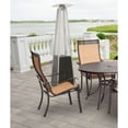 thumbnail image 3 of Hanover 7-Ft. 42,000 BTU Pyramid Propane Patio Heater in Black with Weather-Protective Cover | Outdoor Heating for Patio, Backyard, Deck, Porch | Portable with Wheels | HAN101BLK-CV, 3 of 6