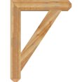 thumbnail image 3 of Ekena Millwork 6"W x 36"D x 48"H Traditional Craftsman Rough Sawn Bracket, Western Red Cedar, 3 of 4