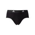 thumbnail image 2 of Adidas 3 Pack Active Flex Briefs, Multicoloured, 2 of 9