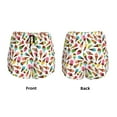 thumbnail image 3 of Rateoe Ice Cream Popsicles Printed 2 in 1 Women's Workout Shorts for Athletic Gym Running Shorts with Phone Pockets-Medium, 3 of 7