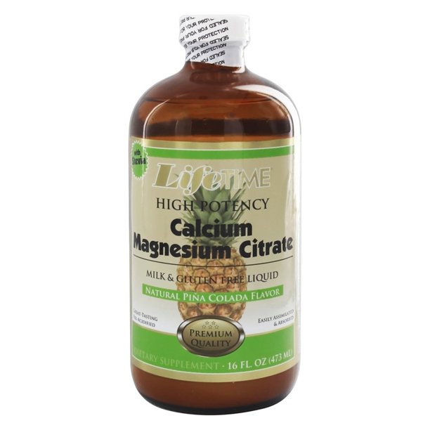 LifeTime Vitamins Liquid High Potency Calcium Magnesium Citrate