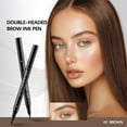 thumbnail image 6 of HHBEAUTY 2-Tip Double-Ended Eyebrow Pen, 2-in-1, with Eyebrow Brush. Waterproof and Sweat Proof,Precise Liquid Brow, Long-Lasting for Natural Hair-Like Brows That Lasts All Day, 6 of 9