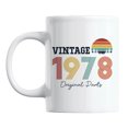 thumbnail image 1 of Vintage 1978, Original Parts feat. Retro Sunset Ceramic Coffee & Tea Mug (11oz), 1 of 6