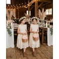 thumbnail image 3 of 2Bunnies Girls' 2T-8yr Jasmine Lace Crochet Boho Communion Rustic Girl Dress, 3 of 4