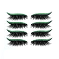 thumbnail image 3 of Pegatinas De Pestañas Artificiales Y Delineador De Ojos Brillo Autoadhesivo Impermeable Reutilizable Pegatina De Maquillaje De Ojos Para Fiesta En Casa Mujer 8Uds Moyic CE003192-03, 3 of 6