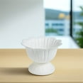 thumbnail image 3 of TEHAUX Flower Pot Outdoor Flower Urn White PP Home Use 1Set, 3 of 8