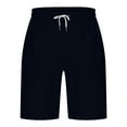 thumbnail image 6 of Awdenio Mens Lace-up Elastic Waist Pocket Exercise Fitness Home Half Shorts Pants Perfect for Weekend Casual Golf Hiking & Outdoor Activities in All Seasons, 6 of 6