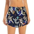 thumbnail image 2 of Fotbe Astronauts in sport Womens High Waist Running Shorts Athletic Workout Quick Dry Shorts for Women with Pockets Gym Yoga Summer Shorts-Large, 2 of 9