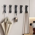 thumbnail image 3 of Bathroom door hook organizer rack, multi-functional adhesive hook, hanging hook, no drilling required, bedroom storage rack, wall-mounted clothes hanger., 3 of 6