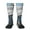 2 Black-2, variant on Mountain White Dragon print thigh-high socks, crafted for both men and women with a stretchy, high-opaque design perfect for daily wear