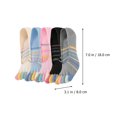 thumbnail image 5 of 5 Pairs Summer Socks Yoga Cotton Toe Breathable No Show Women's for Separated Woman, 5 of 6