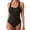 Black, variant on One Piece Swimsuit for Women Novelty 3D Mermaid Shiny Print Bathing Suit Swimming Swimwear
