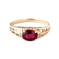 thumbnail image 2 of Galaxy Gold 1.15 ct 14k Solid Gold Filigree Solitaire Ring Ruby 2330 (Rose-Gold, 10), 2 of 5