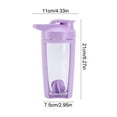 thumbnail image 3 of Shaker Bottle under $5! CQCYD Protein Shaker Bottle, 500ml Sports Water Cup with Mixer, Leak-Proof Shaking Cup for Gym, Fitness, Protein Powder, 3 of 6