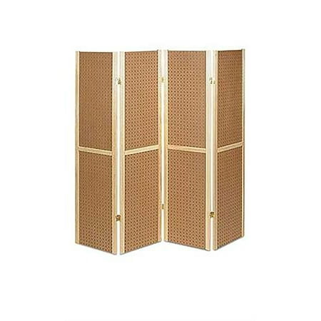 4-Panel Pegboard Display