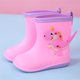 thumbnail image 3 of Botas de lluvia para niños y niños, bonito pato, impermeables, ligeras y prácticas, zapatos de agua para niños pequeños, Botas de lluvia amarillas para días lluviosos, 3 of 5