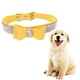 thumbnail image 2 of Methold Decoración para mascotas Cachorro Perro Gato Collar ajustable prop Correa Hebilla Rhinestone PULeather Suministros para perros amarillo METRO, 2 of 3