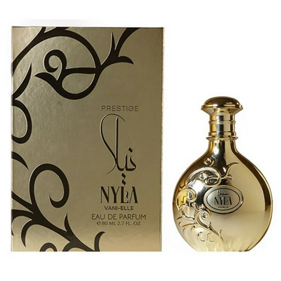Ara-biyat Prestige Nyla Vanielle Eau de Body Spray – Vanilla & Caramel Body Spray, Sweet & Sensual Scent, Long-Lasting Fragrance, For Women, Elegant Rose Gold Bottle, 2.7 fl oz (Nyla)