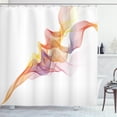 thumbnail image 1 of Ambesonne Smoke Shower Curtain, Colorful Abstract Lines Waves, 69"Wx75"L, Multicolor, 1 of 3