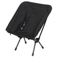 thumbnail image 2 of Silla de camping negra, portátil, estable, resistente, de aluminio, tela Oxford, silla plegable ultraligera para viajes, playa, picnic, senderismo, pesca, 2 of 5