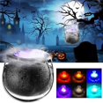 thumbnail image 1 of Caldero De Brujas Lámpara De Bruja De Halloween Diseño De Escena De Atmósfera Que Cambia De Color, 1 of 5