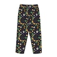 thumbnail image 5 of Naloa Snake And Flower Print Women’s Ultra-Soft Comfy Pajama Lounge Pants with Pockets & Drawstring, 5 of 8