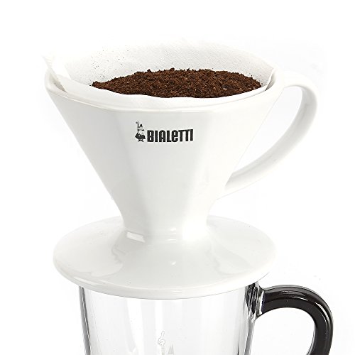 Bialetti White Ceramic Coffee Pourover 